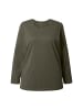 Ulla Popken Shirt in olivgrau