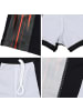 Aquarti Aquarti Herren Badehose Kurz Sportlich Streifen in schwarz/rot