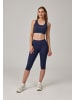 SNOCKS Capri Leggings in Dunkelblau