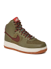 Nike Sneaker Air in 200-Khaki/Maroon