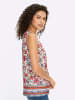 Heine Shirttop in ecru-fuchsia-bedruckt