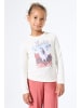 Garcia Longsleeve mit Pferdeprint in warm white