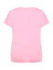 KAFFE curve T-Shirt kurzarm KCjena Loose fit in Pink Frosting
