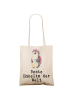 Mr. & Mrs. Panda Tragetasche Pinguin Beste Enkelin der Welt mit ... in Creme