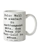 Mr. & Mrs. Panda Kaffeetasse Spruch Polo Spaß mit Spruch in Weiß