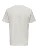ONLY & SONS T-shirt in Cloud Dancer
