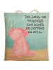 Mr. & Mrs. Panda Tasche Axolotl Niedlich Design mit Spruch in Weiß