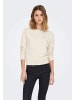 JACQUELINE de YONG Statement Basic Pullover Sweater ohne Kapuze JDYPARIS in Beige