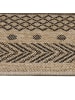 KADIMA DESIGN Teppich Outdoor Waschbar Vintage KASBERG Strapazierfähig OEKO-TEX in Schwarz