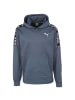 Puma Trainingskapuzenpullover Fit Power Fleece in blau / schwarz