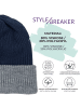 styleBREAKER Strickbeanie in Taupe-Cognac
