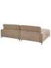 Beliani 3-Sitzer Sofa MALOY in Braun/Schwarz - (W) 272 x (H) 87 x (L) 189 cm