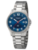 Regent Herrenuhr Titan Blau 10 Bar