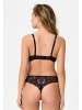 LINGADORE Push up BH Schwarz