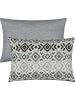 Erwin Müller Jacquard Kissenhülle 2er-Pack York in silber