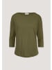 Hessnatur Longsleeve Relaxed in goldoliv