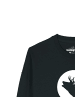 wat? Apparel Sweatshirt Röhrender Hirsch in Schwarz