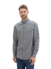 Tom Tailor Langarm Business Hemd für Herren in blau