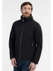 DreiMaster Maritim Softshelljacke - Recyceltes Material in Schwarz