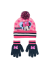Disney Disney Minnie 2er Set Kinder Winter Accessoire Mütze Handschuh in Mehrfarbig