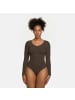 CFAB Figurformender Body mit Slip in Braun