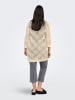 ONLY Carmakoma Strickjacke in Ecru