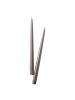 Butlers Zwillingskerze TWIN FLAME 12er-Set in Taupe