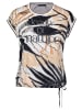 Betty Barclay Printshirt mit Tunnelzug in Schwarz/Braun
