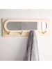 Today Wandgarderobe mit Spiegel Simplicity in Beige, 75 x 47 cm