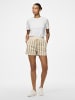 Pieces Shorts in Silver Mink