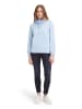 BETTY & CO Sweatpullover mit Kragen in Hellblau