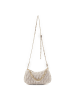 Seidenfelt Floro Schultertasche 45 cm in happy beige