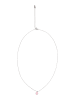grassland Women Chain Necklace in Silver Rose