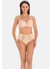 Teyli Hohe Taille Baumwollslip Vicky in beige