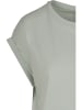 Urban Classics Urban Classics Damen Ladies Extended Shoulder Tee in frostmint