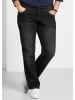 sheego Gerade Jeans in black denim