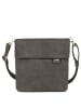 Zwei Mademoiselle M8 - Schultertasche 25 cm (nubuk-espresso) in nubuk-stone