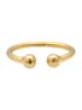Elli Ring 925 Sterling Silber Kugel in Gold