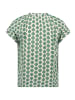 CARTOON Blusenshirt mit Rüschen in Green/Blue
