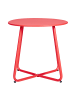 Homestyle4u Beistelltisch Rund in Rot 45 cm