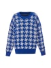 ebeeza Damen Strickpullover in Königsblau