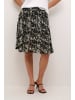 Kaffe Rock KAamber A-shape in Black/White Graphic Snake