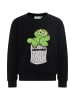 Carlo Colucci Sweatshirt Defabianis in Schwarz
