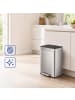 relaxdays Mülleimer in Silber - 2x 30 l