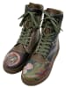 Dogo Future Boots - Bear and Flowers in Schwarz