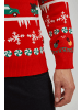 11 Project Strickpullover PRRuben XMAS in Rot