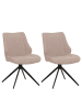 MCW 2er-Set Esszimmerstuhl O48, Beige