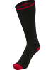 Hummel Long Socken Elite Indoor Erwachsene in BLACK/RED