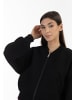 myMo Damen Blousonjacke in Schwarz