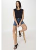 Hessnatur Jeans Shorts in dark blue washed